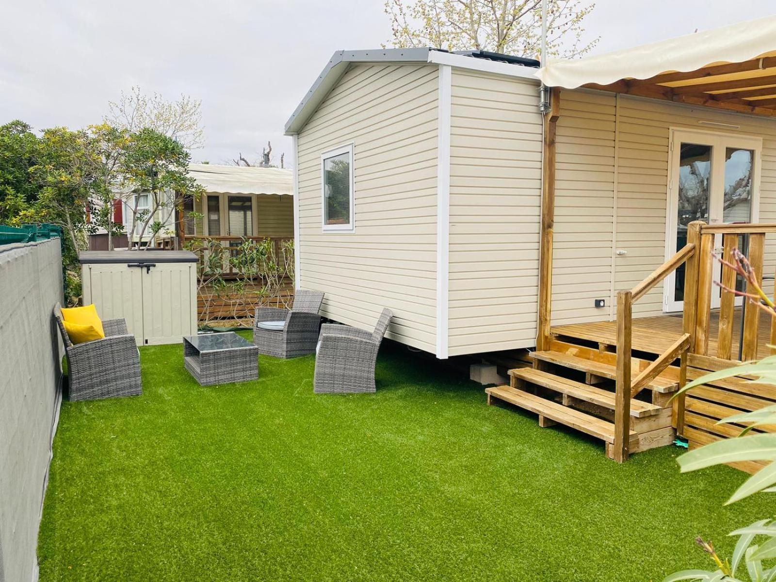 Mobil Home Familial Neuf De 2024 Pour 8 Personnes Valras-Plage Exterior photo
